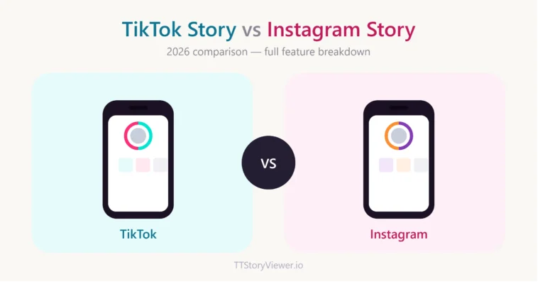 TikTok Story Vs Instagram Story Comperision