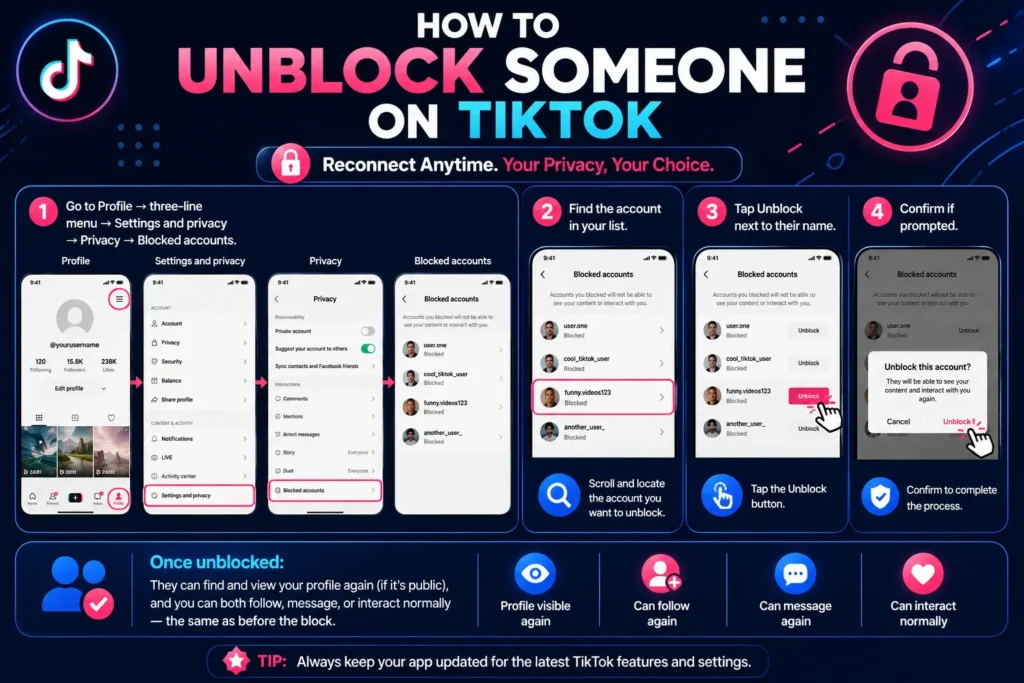 How to Unblock Someone on TikTok