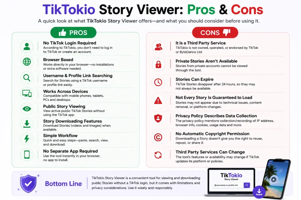 Pros and Cons of TikToki.com
