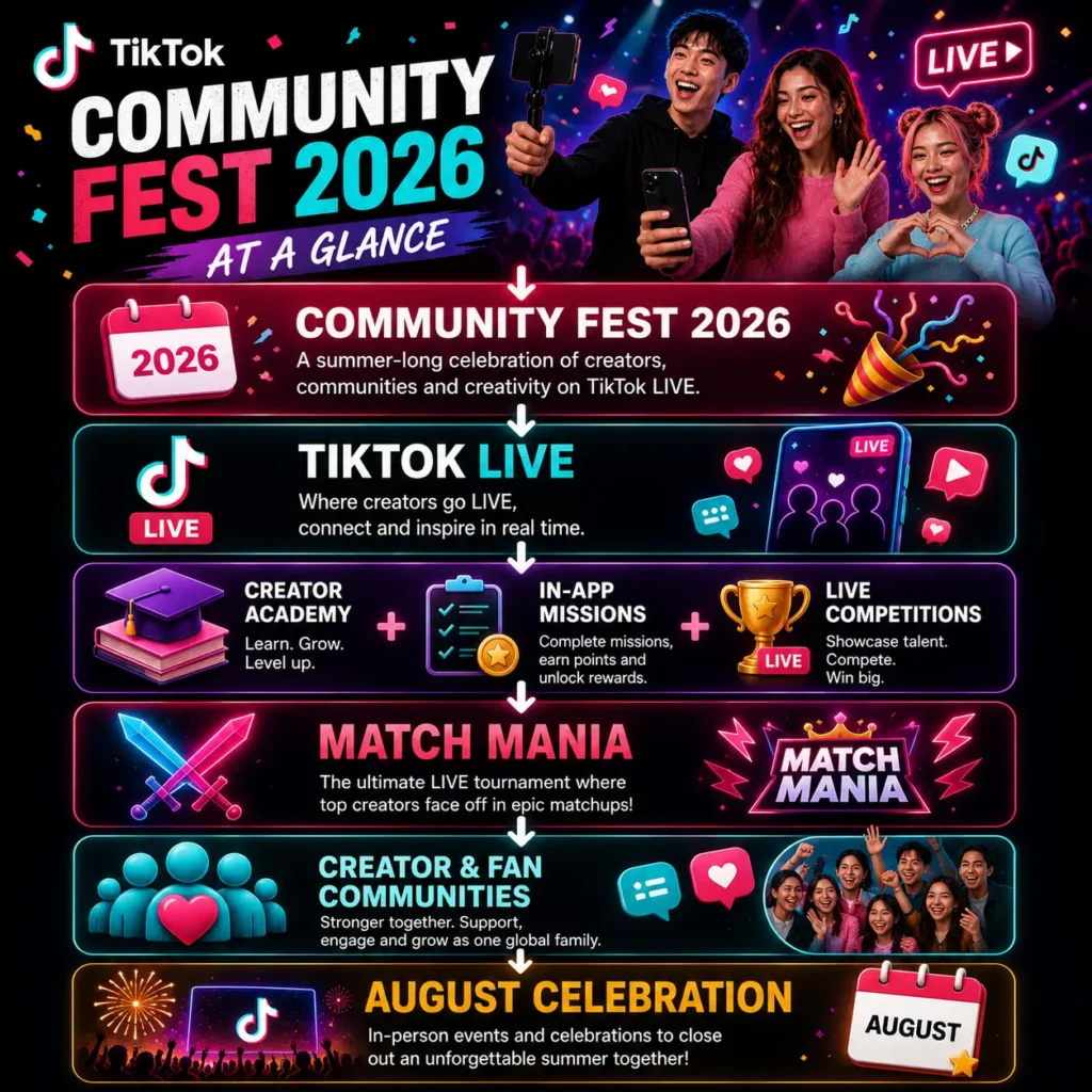 TikTok Community Fest 2026 at a Glance