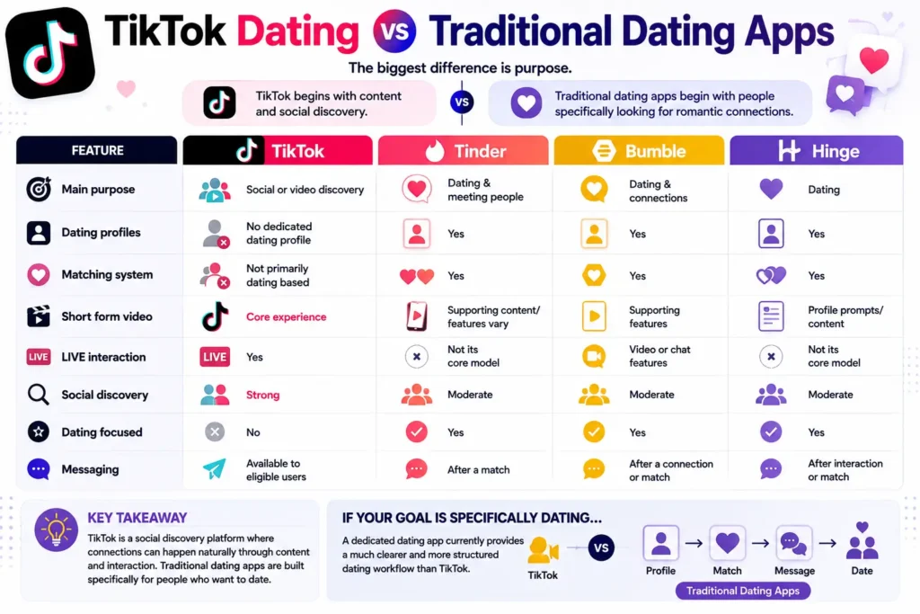 TikTok Dating App Vs Other Dating Apps
