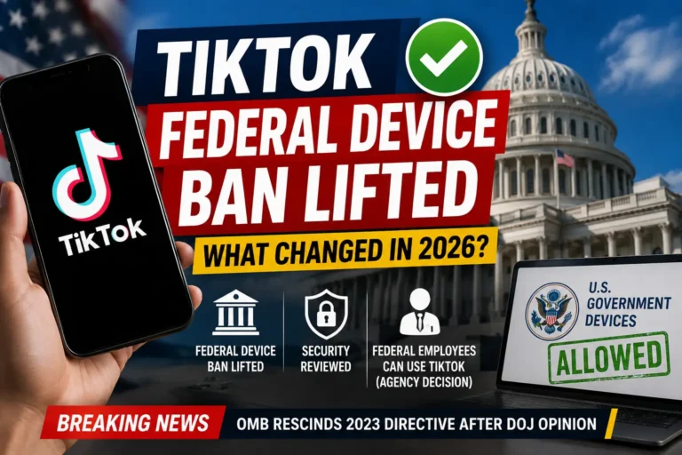 TikTok Federal Device Ban Lifted Featured Image