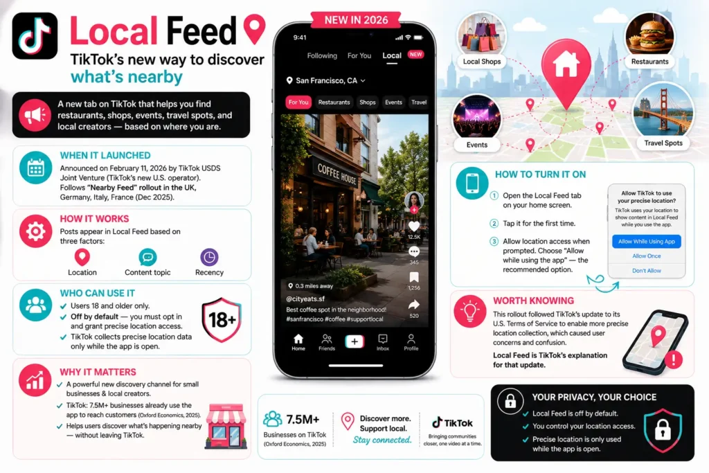 TikTokLocal Feed Feature