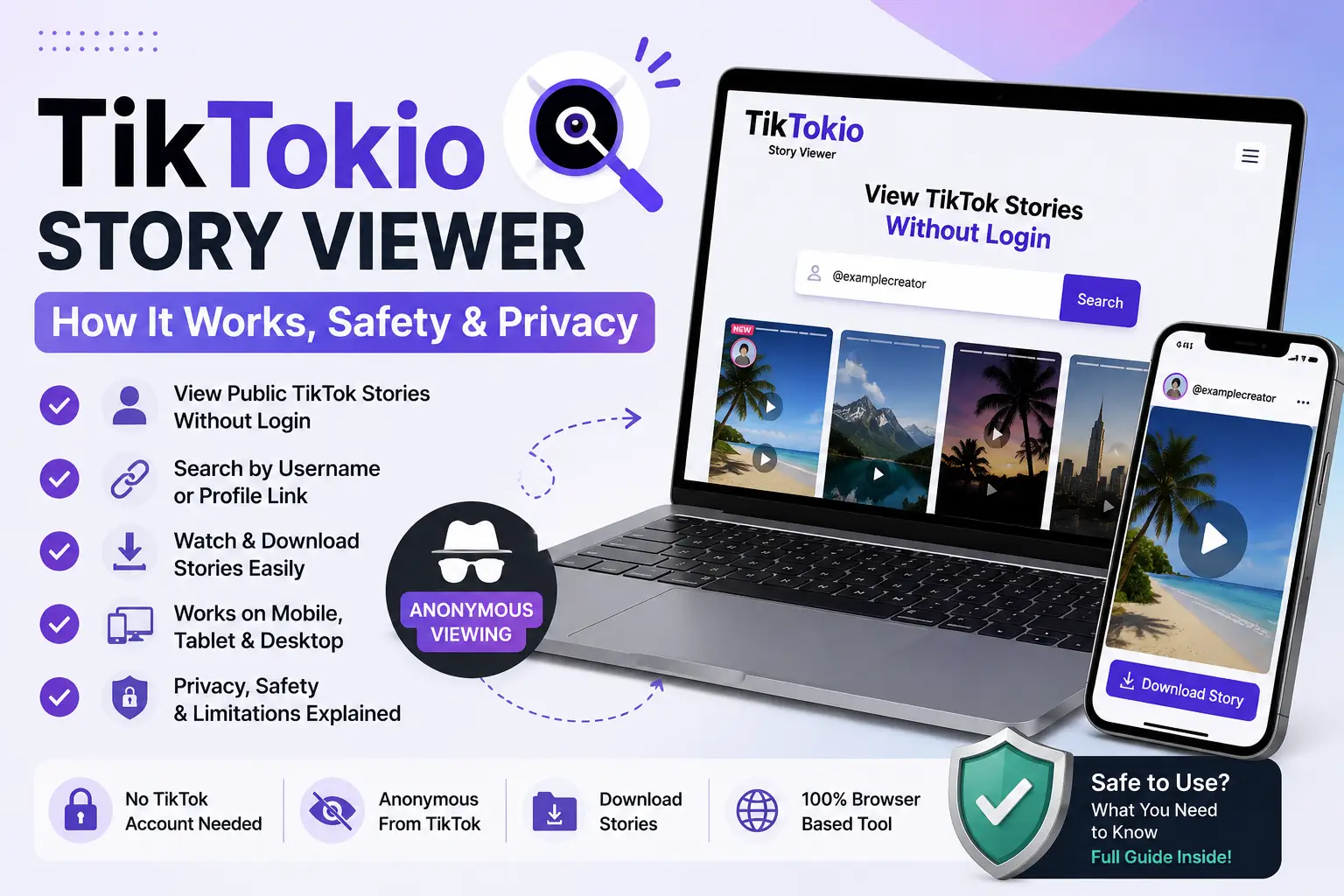 TikTokio.com Story Viewer