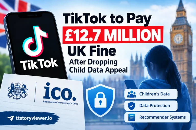 TikTok £12.7 Million UK Fine