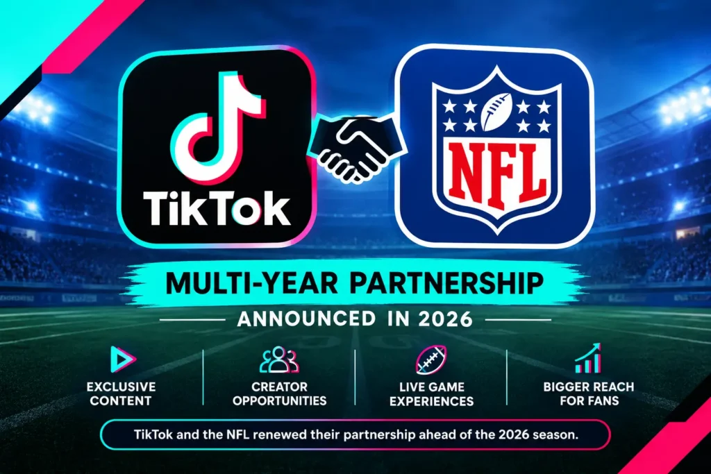 TikTok and NFL Partnership Announcement